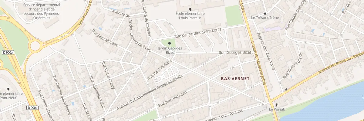 Plan du 36 Av Anc Champ de Mars à Perpignan