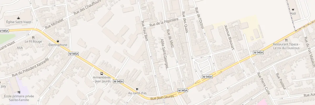 Plan du 46 Rue Paul Bert à Armentières