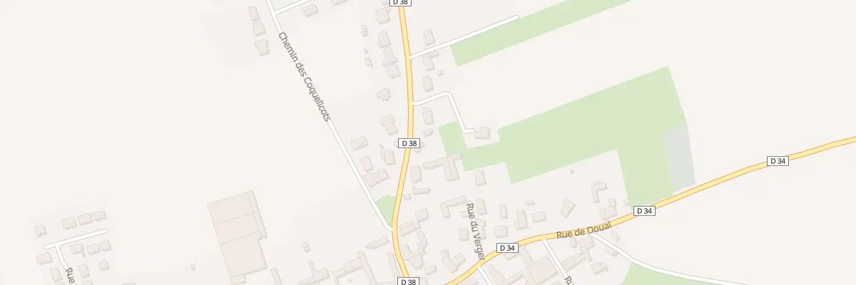 Plan du 7 Rue d’Arras à Guémappe