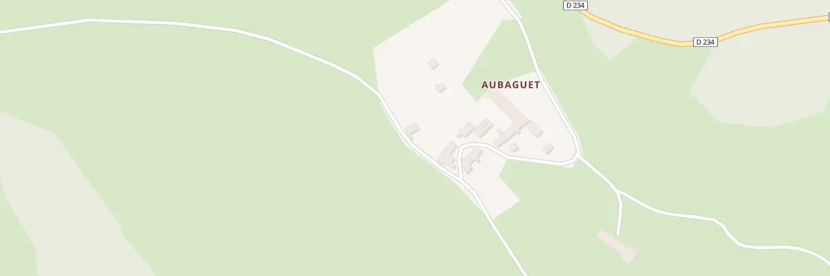 Plan du 5119 Aubaguet à Cézens