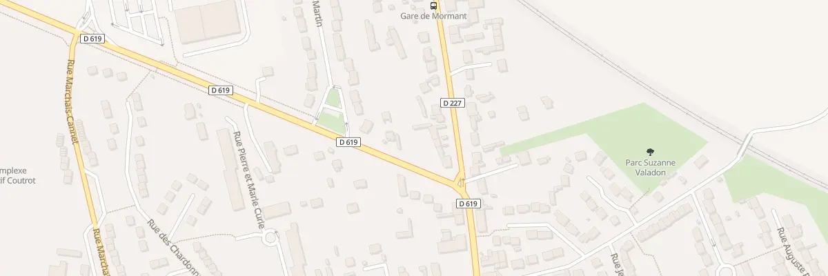 Plan du 5 Av de la Gare à Mormant