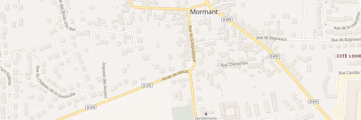 Plan du 22 Rue de la République à Mormant