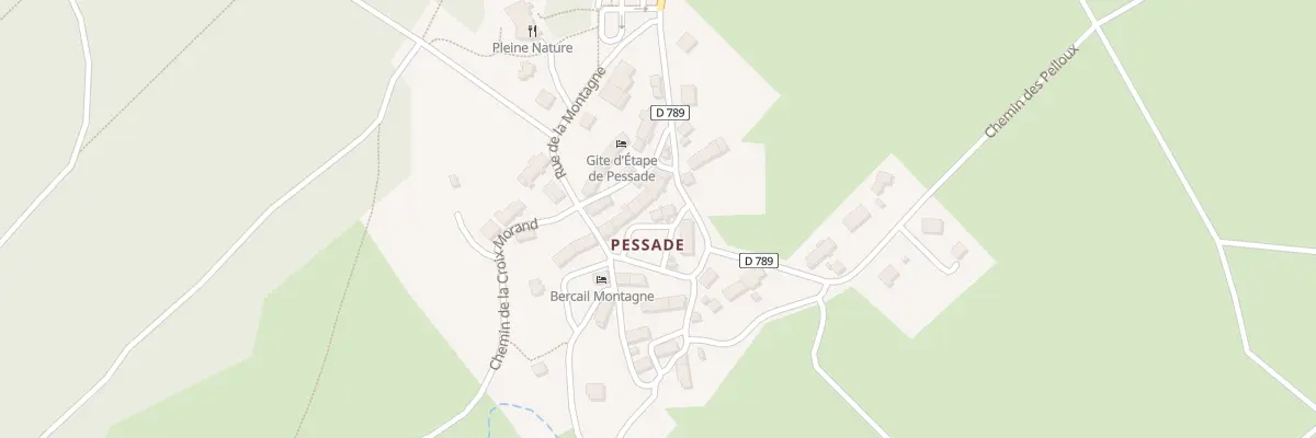 Plan du 5168 Pessade à Saulzet-le-Froid