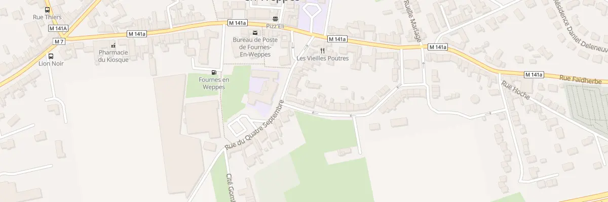Plan du 99 Rue du Quatre Septembre à Fournes-en-Weppes