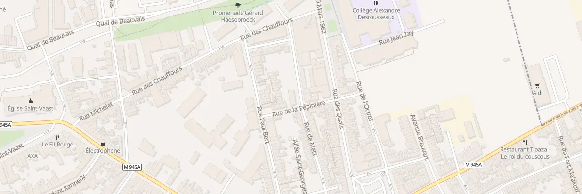 Plan du 69B Rue de Metz à Armentières