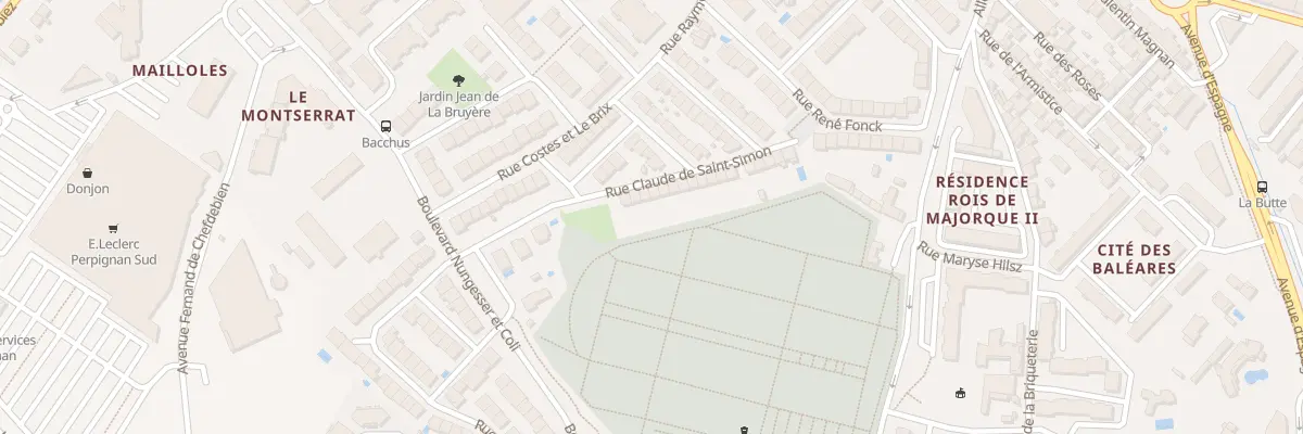 Plan du 8 Rue Saint Simon à Perpignan