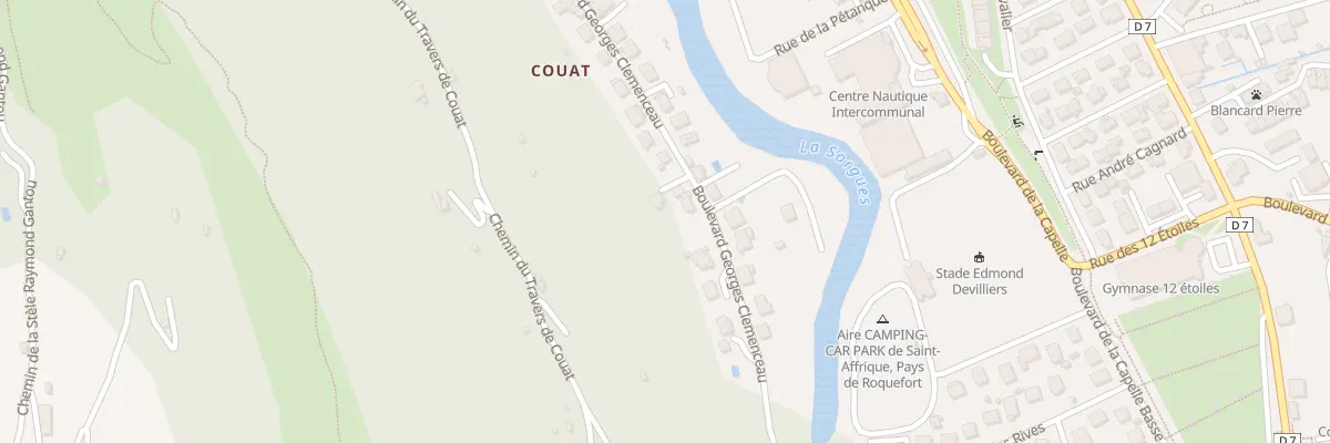 Plan du 46 Bd Georges Clémenceau à Saint-Affrique
