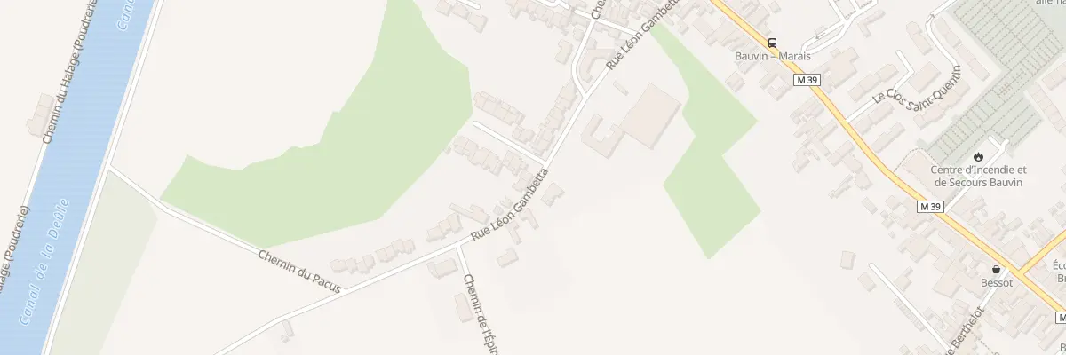 Plan du 47 Rue Gambetta à Bauvin