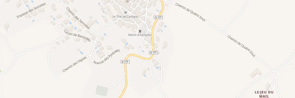 Plan du 5086 Le Village à Assignan