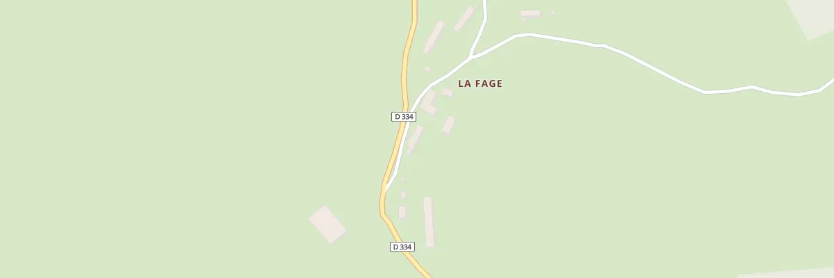 Plan du 5070 La Fage à Sainte-Marie