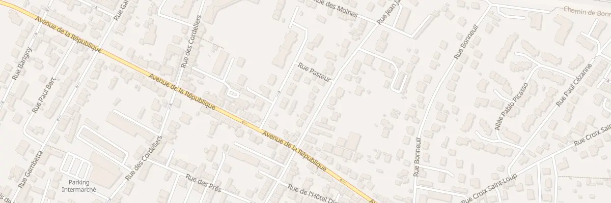 Plan du 97 Rue Jean Jaures à Meaux