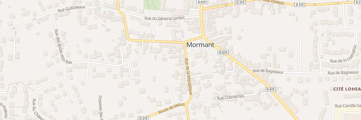 Plan du 8 Rue de la République à Mormant