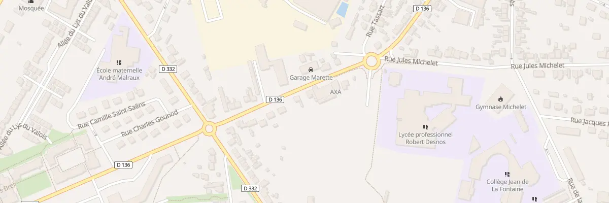 Plan du 55B Av Pasteur à Crépy-en-Valois