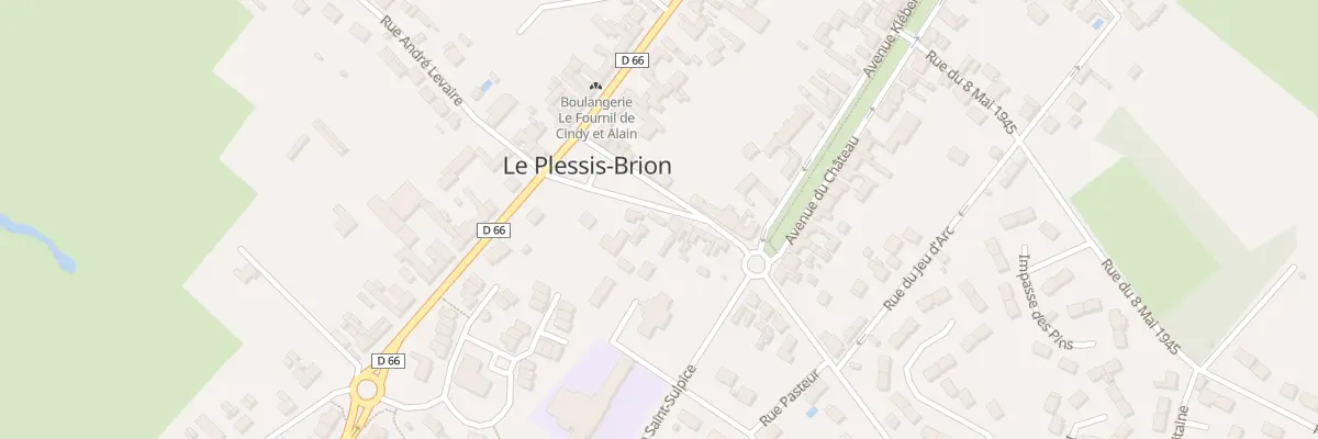 Plan du 5 Pl Bobigny au Plessis-Brion
