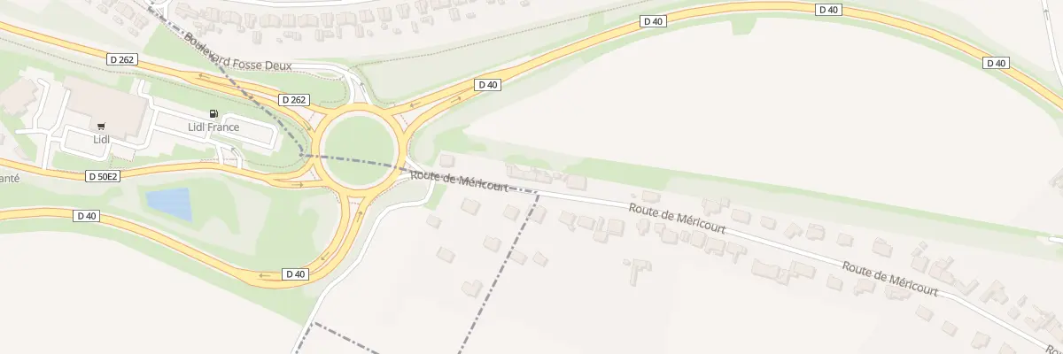 Plan du 115 Rte de Méricourt à Rouvroy