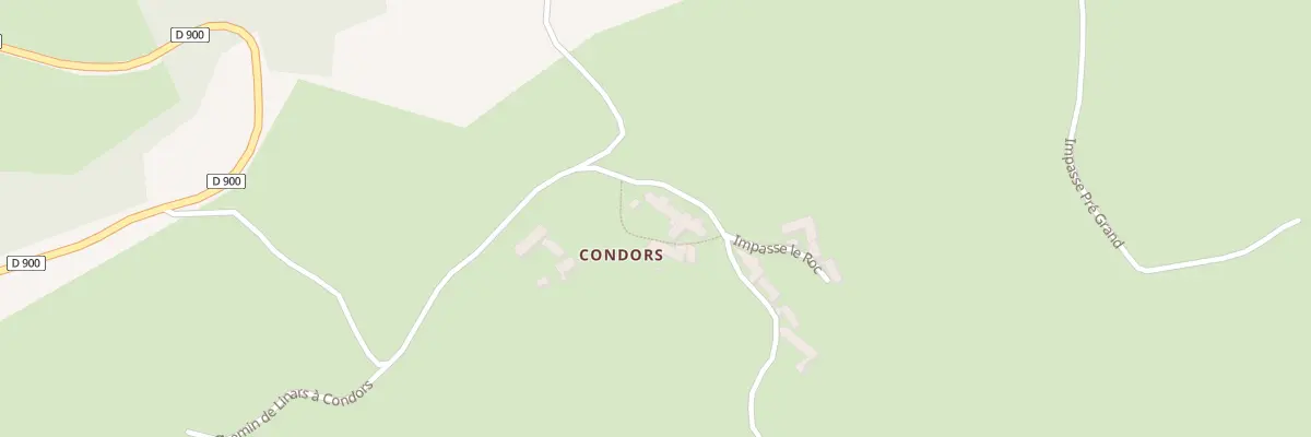 Plan du 5125 Condors à Curières
