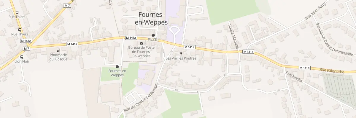 Plan du 29 Rue du Quatre Septembre à Fournes-en-Weppes