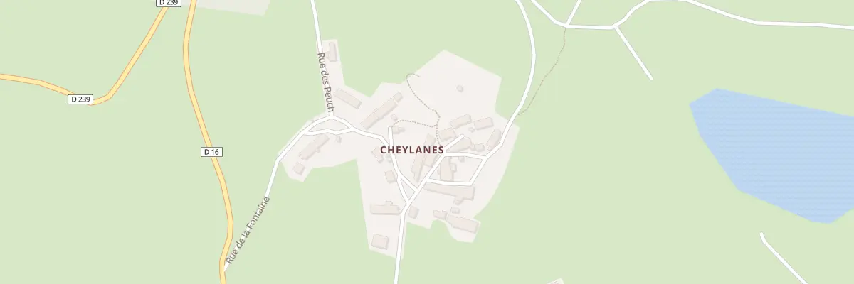 Plan du 5012 Cheylanes à Laveissenet