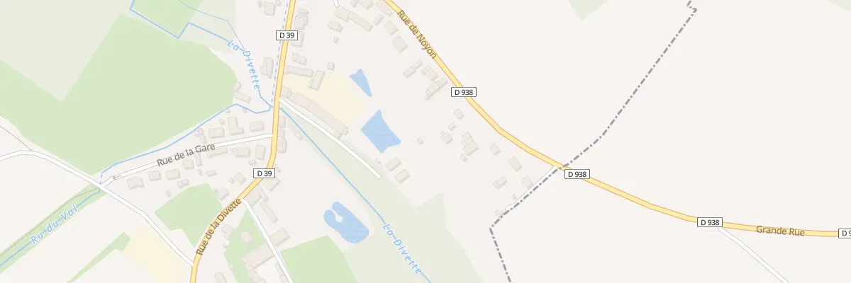 Plan du 10 Rue de Noyon à Dives