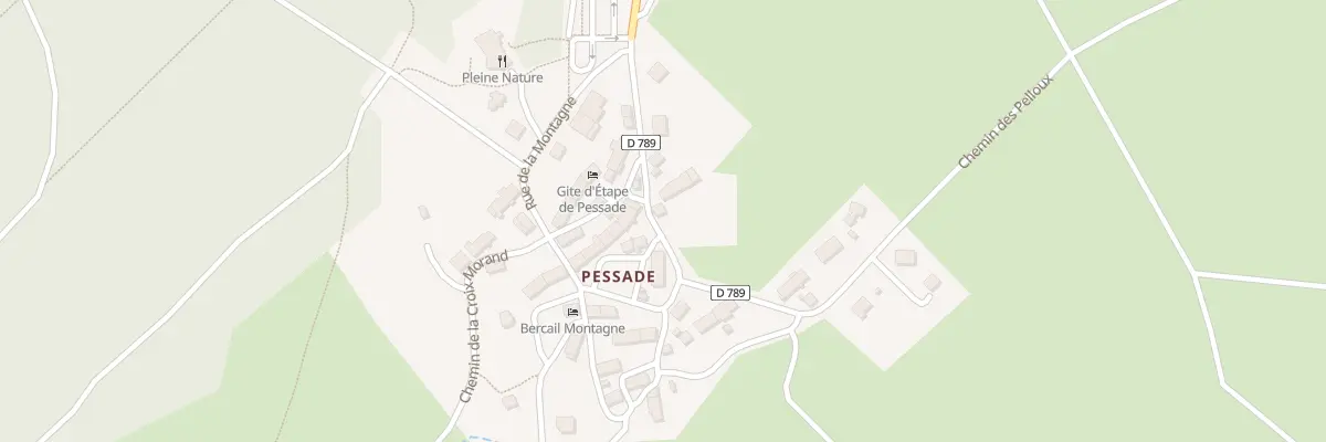 Plan du 5083 Pessade à Saulzet-le-Froid