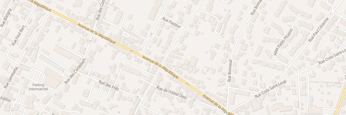 Plan du 92 Rue Jean Jaures à Meaux