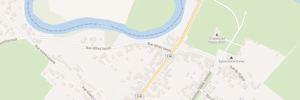 Plan du 64 Rue Alfred Vervin au Plessis-Brion