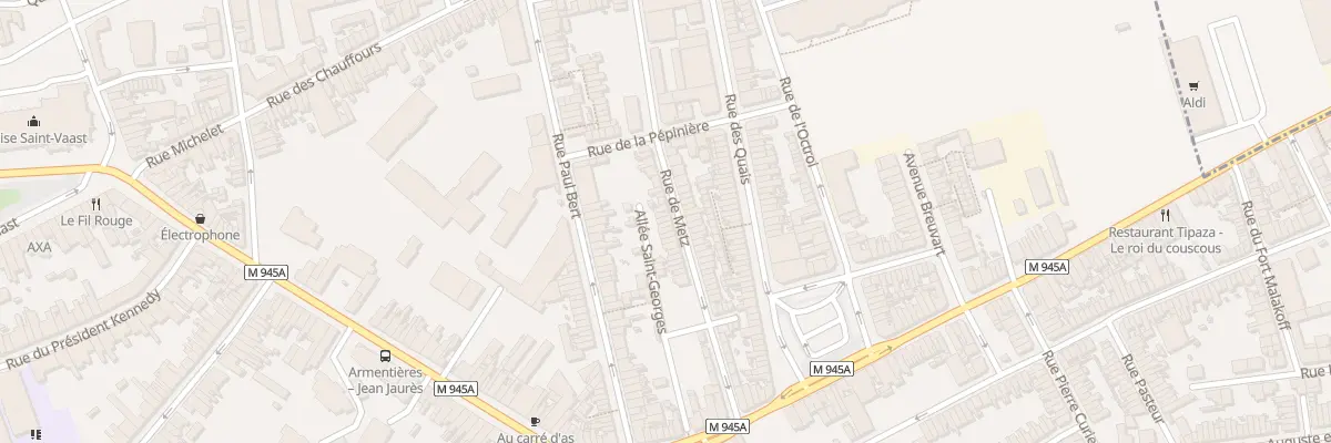 Plan du 47 Rue de Metz à Armentières