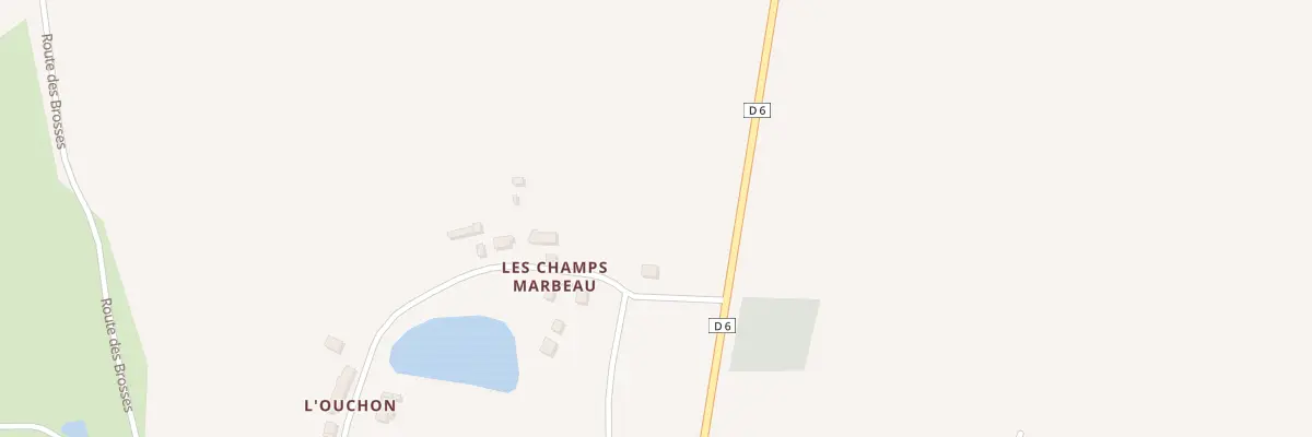 Plan du 2 Les Champs Marbeaux à Garigny