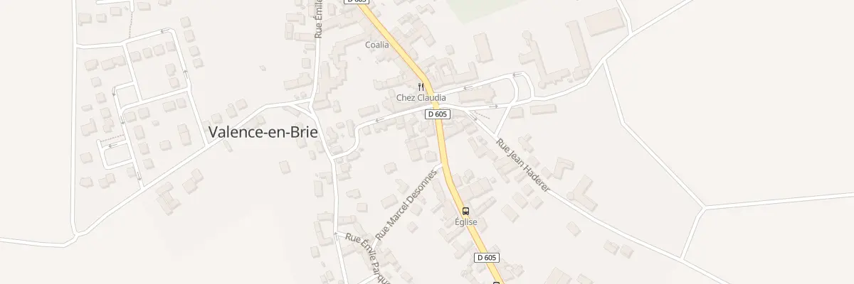 Plan du 6A Rue Octave Rousseau à Valence-en-Brie