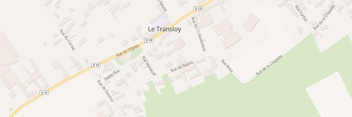 Plan du 1 Rue de Rapha au Transloy