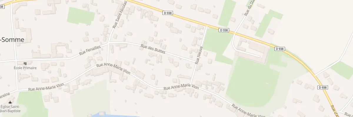 Plan du 158A Rue des Buttes à Cléry-sur-Somme