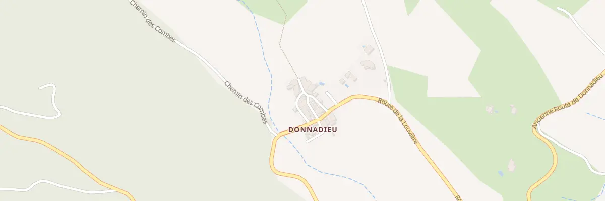 Plan du 5049 Donnadieu à Babeau-Bouldoux