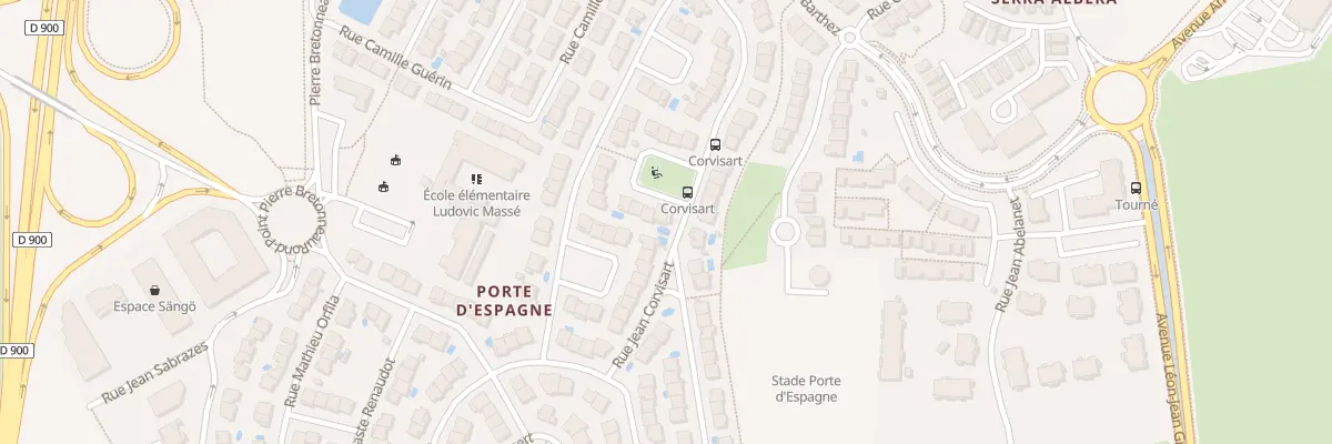 Plan du 40 Rue Jean Corvisart à Perpignan