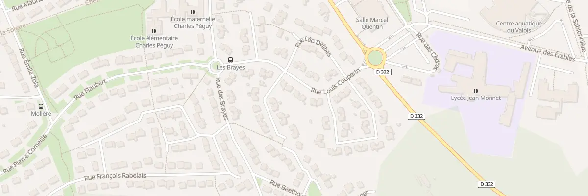 Plan du 16 Rue Louis Couperin à Crépy-en-Valois