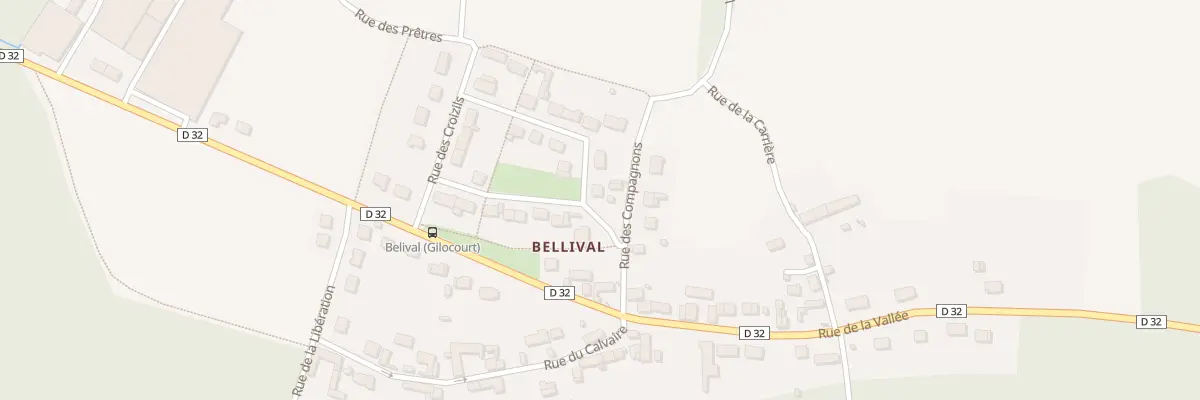 Plan du 136 Rue de Massival à Gilocourt