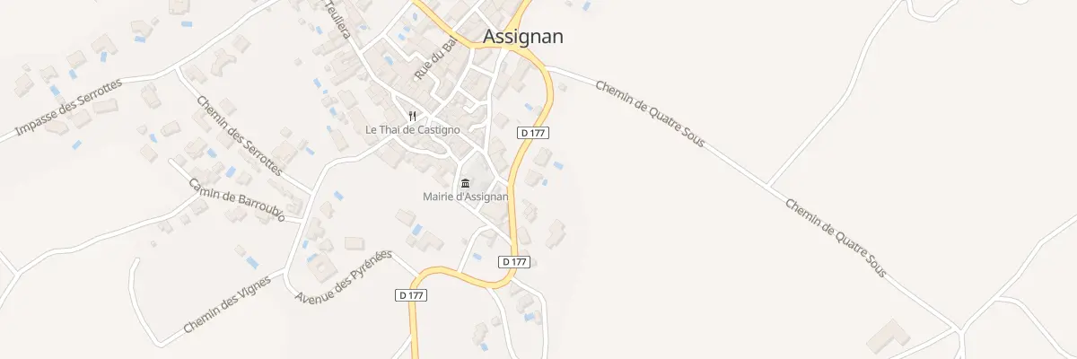 Plan du 5159F Av de Saint Jean à Assignan