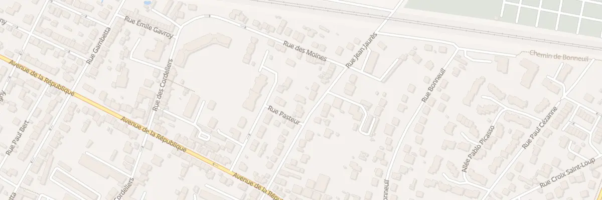 Plan du 109 Rue Jean Jaures à Meaux