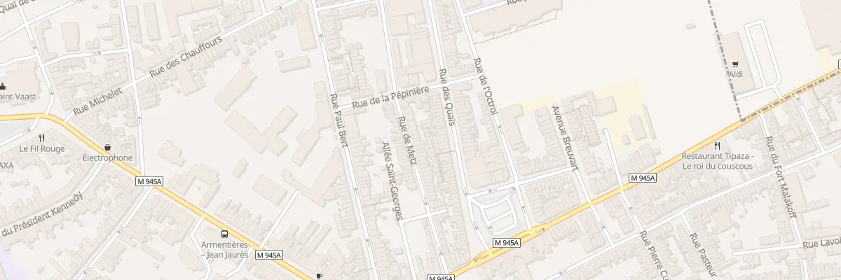 Plan du 48 Rue de Metz à Armentières
