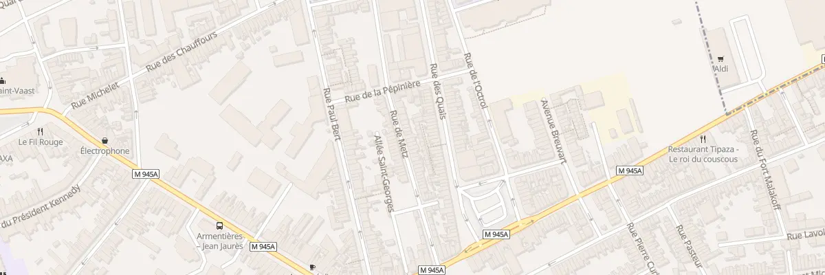 Plan du 46 Rue de Metz à Armentières
