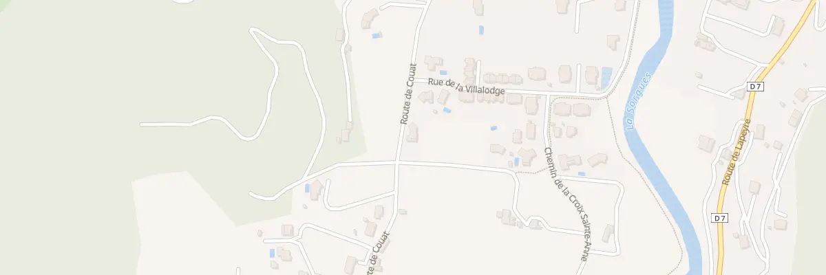 Plan du 865 Rte de Couat à Saint-Affrique