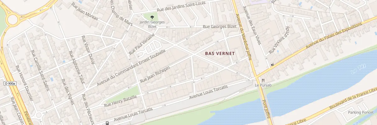 Plan du 11 Rue Desbordes Valmore à Perpignan
