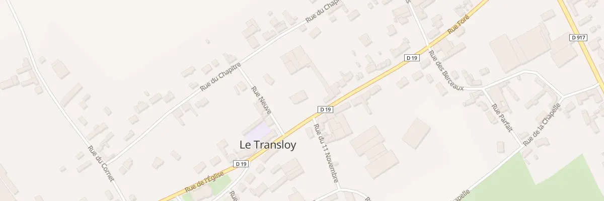 Plan du 19 Rue de l’Eglise au Transloy