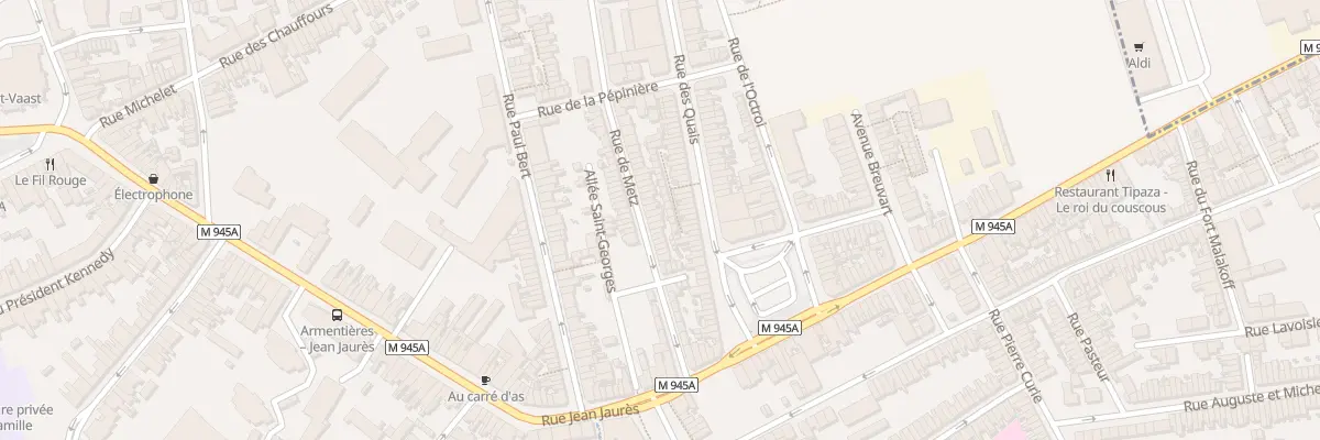 Plan du 30 Rue de Metz à Armentières