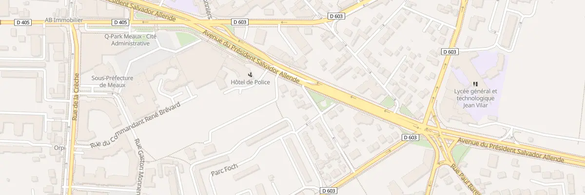 Plan du 10 Rue Joseph Lhoste à Meaux
