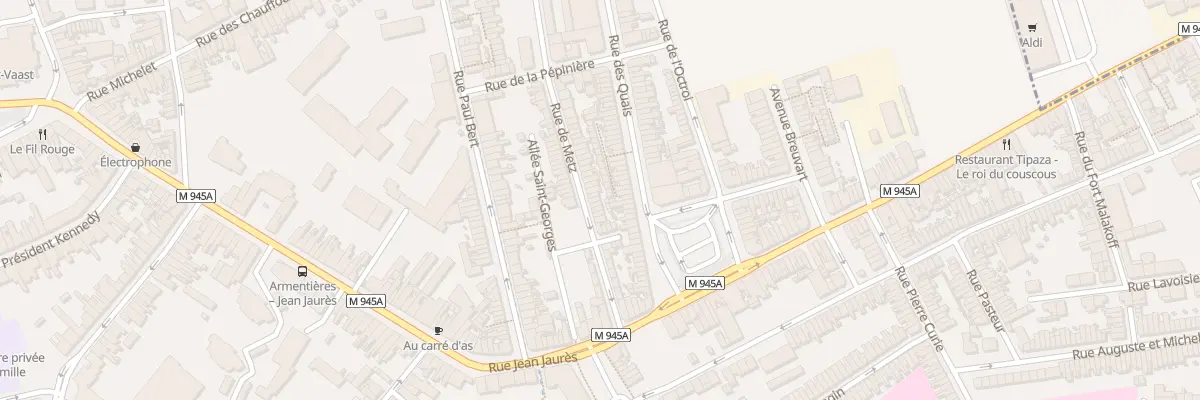Plan du 24 Rue de Metz à Armentières