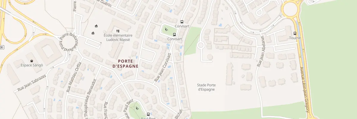 Plan du 5 Rue Francois Xavier Bichat à Perpignan