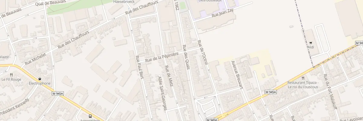 Plan du 51 Rue des Quais à Armentières