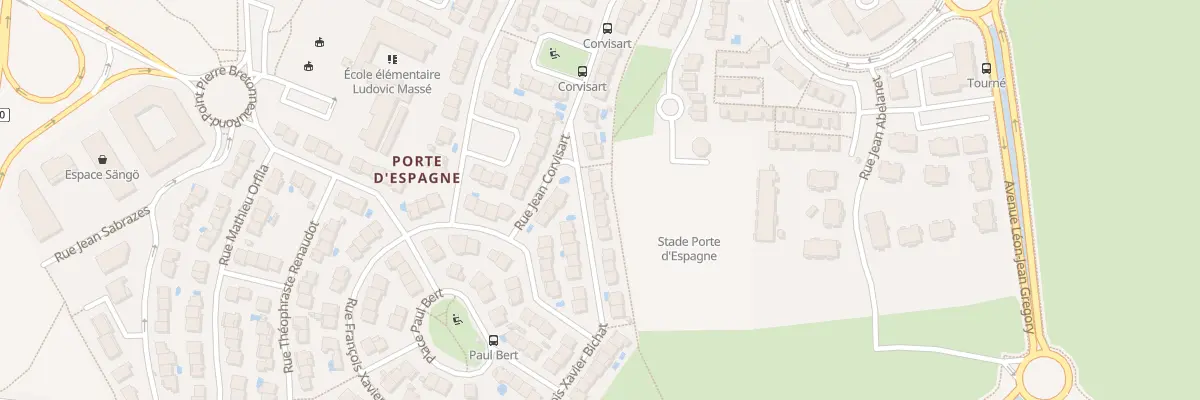 Plan du 11 Rue Francois Xavier Bichat à Perpignan