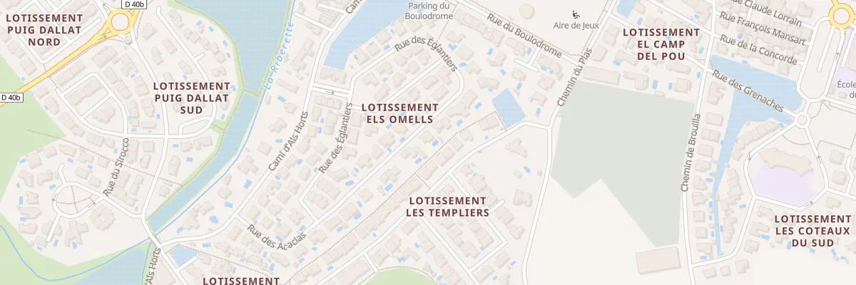 Plan du 35 Rue des Eglantiers à Bages