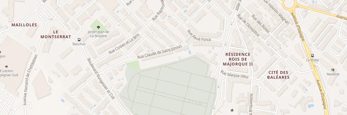 Plan du 26 Rue Saint Simon à Perpignan